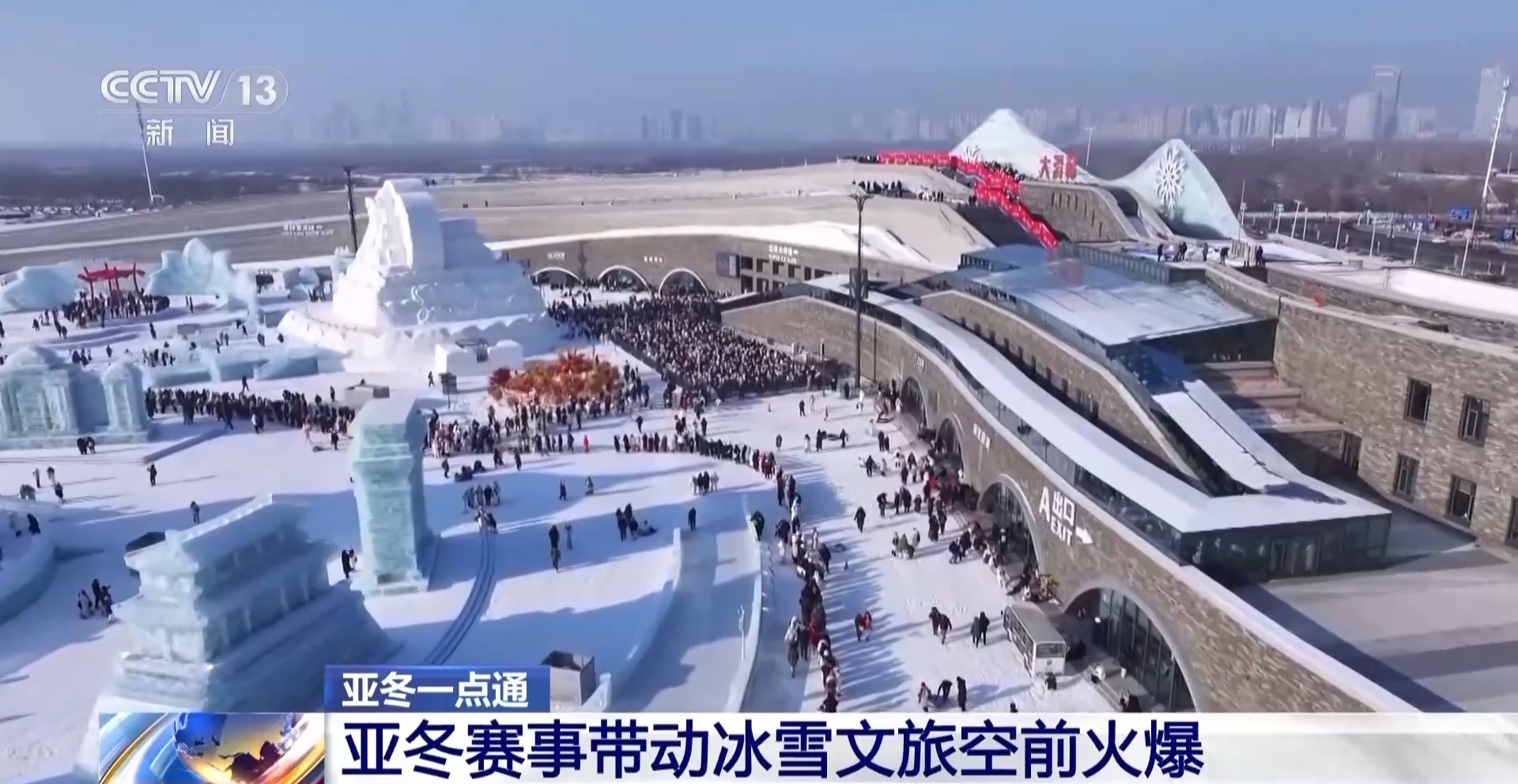 300萬人次打卡冰雪大世界！亞冬會帶火“爾濱”文旅消費(fèi)190億